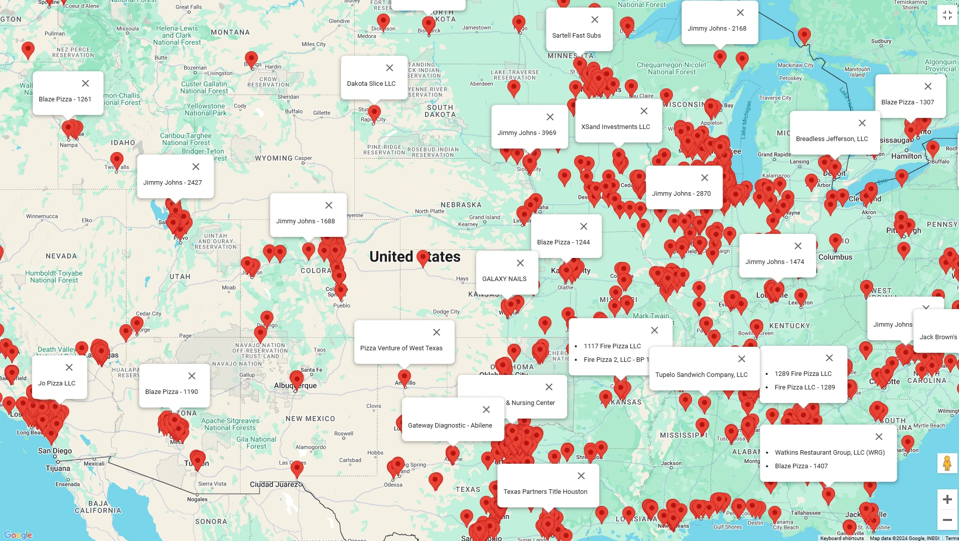 Vivant location map